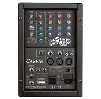 S400D - Cassa amplificata a batteria con mixer ed effetti - Carvin